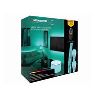 Monster Just Color It Up 6.5 ft. L Multicolored Plug-In LED Mood Light Strip Kit with Adapter 2 pk