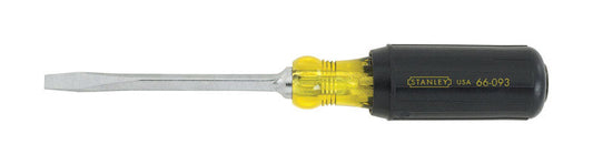 Stanley  1/4 in.  x 4 in. L Slotted  Screwdriver  1 pc.