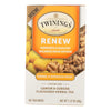 Twinings Tea - Tea Renew Fennel & Burdok - Case of 6 - 18 CT