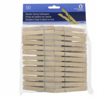 Wood Clothespins, 50-Pk.