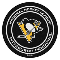 NHL - Pittsburgh Penguins Hockey Puck Rug - 27in. Diameter