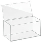 Interdesign 39650 8 X 4 X 4 Clear Clarity Cosmetic Organizer Box