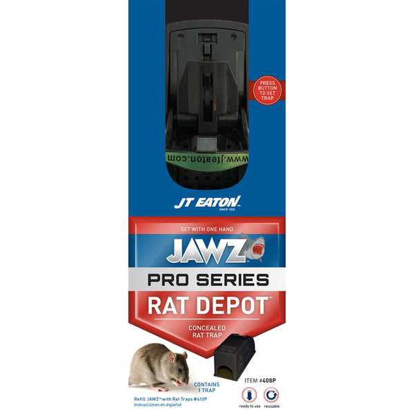 JT Eaton 7567365 JAWZ Pro Series Small Snap Animal Trap for Rats