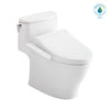 TOTO® WASHLET®+ Nexus® 1G® One-Piece Elongated 1.0 GPF Toilet and WASHLET C2 Bidet Seat, Cotton White - MW6423074CUFG#01