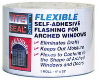 Flexible Flashing, Window & Door, Self-Adhesive, Waterproof, 4-In. x 25-Ft.