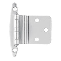 Inset Hinge, Chrome-Plated, 3/8-In. 2-Pk.