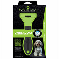 Dog Undercoat Deshedding Tool, Long Hair, Small