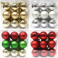 Celebrations Assorted Shiny and Matte  Indoor Christmas Decor (Pack of 24)