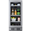 86 CAN 15 UNDERCOUNTER STAINLESS STEEL BEVERAGE COOLER LEFT HINGED