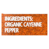 Simply Organic Cayenne Pepper - Organic - 2.89 oz