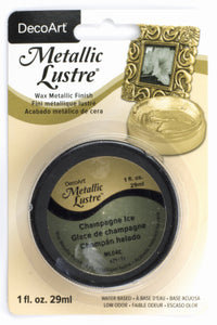 Metallic Wax, Champagne Ice, 1-oz.