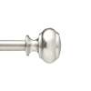 Umbra Dorset Nickel Silver Drapery Curtain Rod 28 in. L X 48 in. L