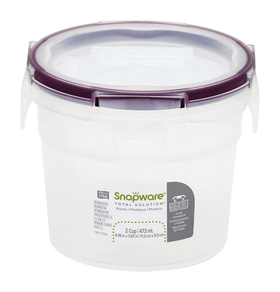 Snapware Total Solution 3.8 Cup Plastic Round Food Storage