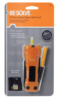 Resolve Orange Stainless Steel Home Decor Multi-Tool