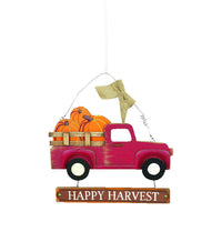 Celebrations  Happy Harvest/Truck w/Pumpkins  Wall Decoration  12.6 in. H x 0.98 in. W 1 pk (Pack of 6)