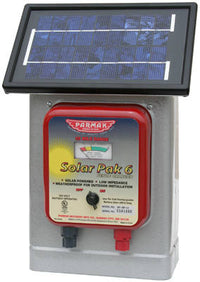 Parmak Solar-Powered Fence Charger Gray