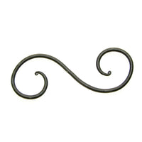 Plant Hook, "S", Black, 6-In.