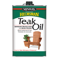 Minwax Helmsman Amber Oil-Based Teak Oil 1 qt. for Furniture/Wood Surfaces