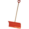 Bigfoot 25" Poly Pusher Snow Shovel with Wooden Handle 1280