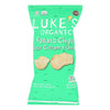 Luke's Organic Sour Cream and Onion Potato Chips - Case of 9 - 4 oz.