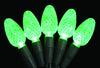 Celebrations  Platinum  LED C6  Light Set On A Reel  Green  24.5 ft. 50 lights