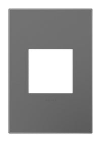 Legrand Adorne Magnesium 1 gang Thermoplastic Nylon GFCI/Rocker Wall Plate 1 pk