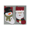 Dyno Multicolored Snowman/Santa Indoor Christmas Decor (Pack of 6)