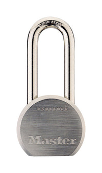 Master Lock  2-3/16 in. H x 1 in. W x 2-1/2 in. L Steel  5-Pin Cylinder  Padlock  1 pk