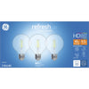 GE Refresh G25 E26 (Medium) LED Bulb Daylight 40 Watt Equivalence 3 pk