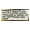 Tasty Bite Entree - Indian Cuisine - Spinach Dal - Indian - 10 oz - case of 6