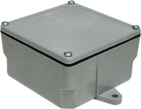 Cantex Square PVC 1 gang Junction Box Gray