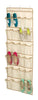 Honey-Can-Do 57 in. H X 21 in. W X 1-1/2 in. L Canvas Over-the-Door Shoe Organizer