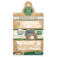 Kapok Build-A-Hut Soft Bedding for Animals with Toy Assembly