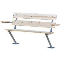 Tommy Docks  Brown  Wood  Dock Bench