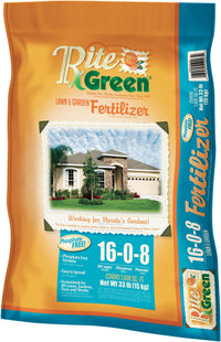 Rite Green Fertilizer 16-0-8 7600 Sq. Ft. Granules Phosphate Free 33 Lb.