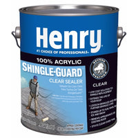 Henry 612 Shingle-Guard Clear Acrylic Shingle Sealer 1 gal. (Pack of 4)