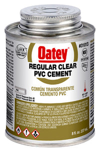 Oatey 31013 8 Oz Clear PVC Regular Cement