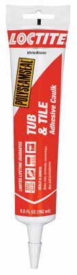 Polyseamseal 2138419 5.5 Oz Clear Tub & Tile Adhesive Caulk