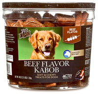 Dog Treats, Beef Kabobs, 40-oz. Tub