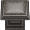 Hickory Hardware HH74639-BNV 1-5/16" Square Black Nickel Vibed Somerset Cabinet Knob