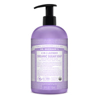 Dr. Bronner's Organic Lavender Scent Sugar Soap 24 oz. (Pack of 12)