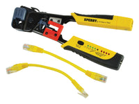 Sperry Gardner Bender 8 in.   Crimping Tool with Tester Yellow 1 pk