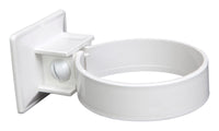 Plastmo 3 in. W White Vinyl Round Downspout Bracket