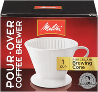 Melitta 64101 Porcelain #2 Cone Brewer