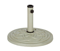 Bond  Gray  Resin Stone  Umbrella Base  17.7 in. L x 17.7 in. W x 13.18 in. H