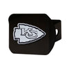 NFL - Kansas City Chiefs  Black Metal Hitch Cover