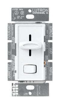 Lutron Skylark White 600 W 3-Way Dimmer Switch 1 pk