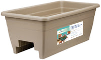 Akro Mils SPX24DB0E32 Mocha Rail Planter (Pack of 5)