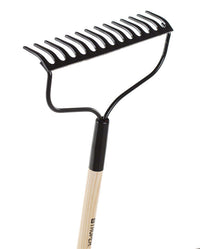 Home Plus 54 in. L x 14 in. W Steel Bow Rake Wood (Pack of 6)