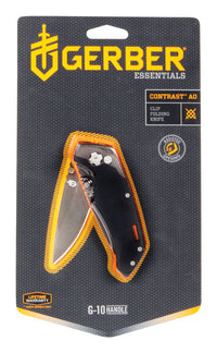 Gerber Folding Knife Contrast Ao 2.8 In. Blade 7.13 In. Overall 4.25 In. Closed 2.8 In. Blade